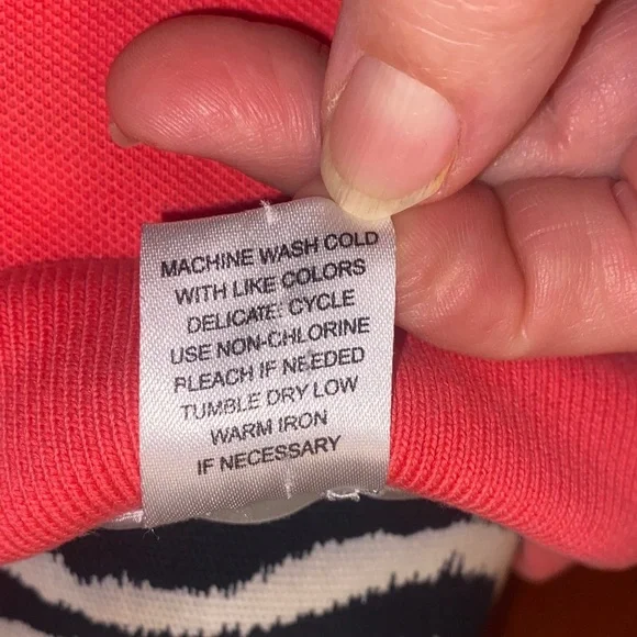 Lilly Pulitzer Coral Polo Shirt - Picture 4 of 4